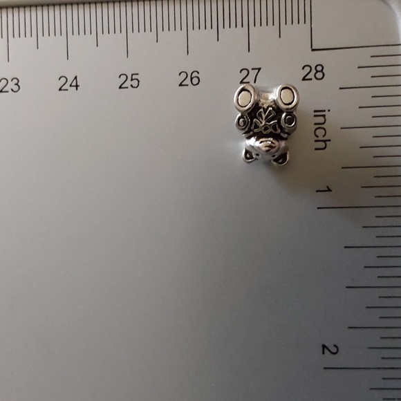 Teddy Bear Charm for European Style Bracelets Fits Pandora Systems - Picture 2 of 3